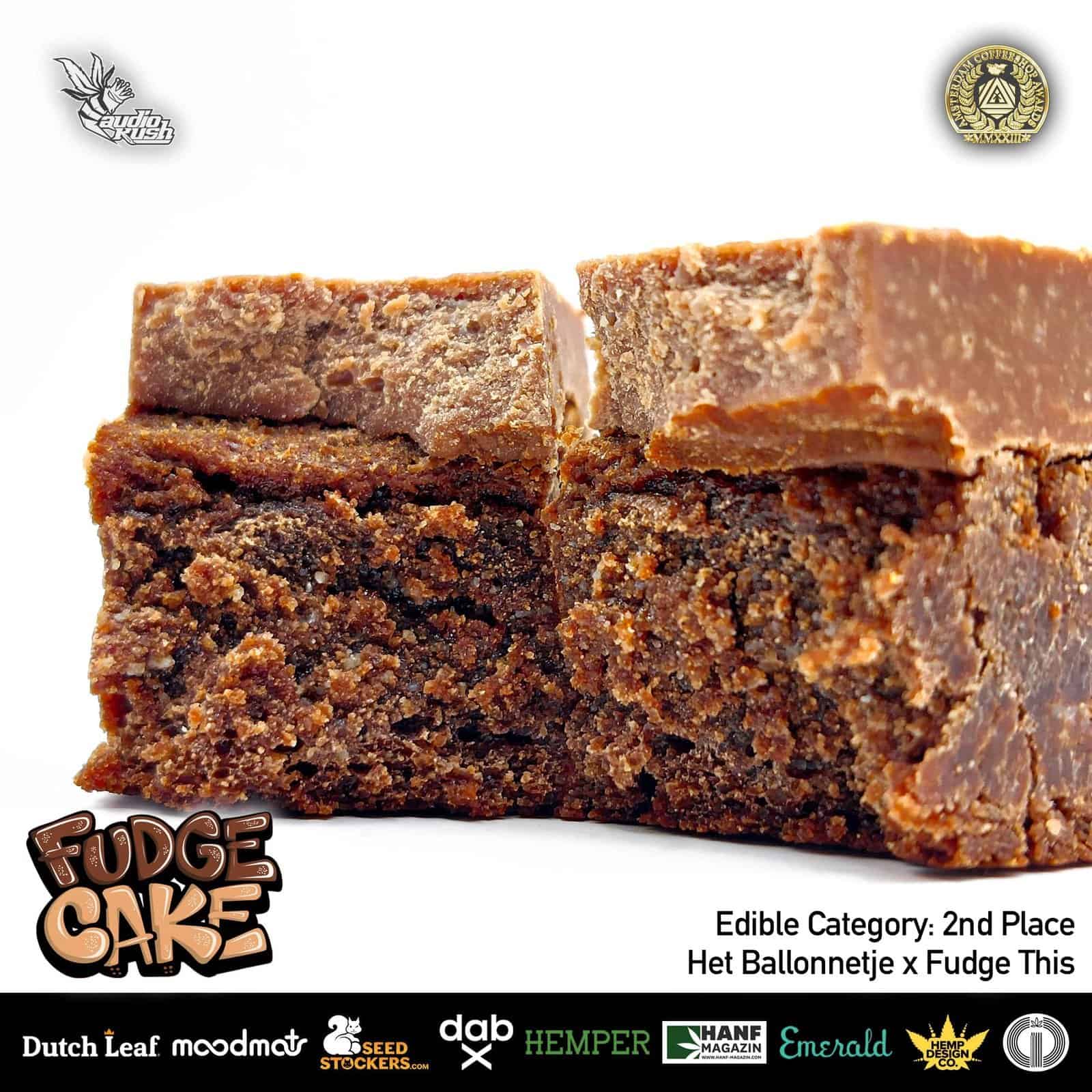 Fudge cake close-up showing rich chocolate layers and dense texture, perfect for dessert lovers and fudge cake enthusiasts.