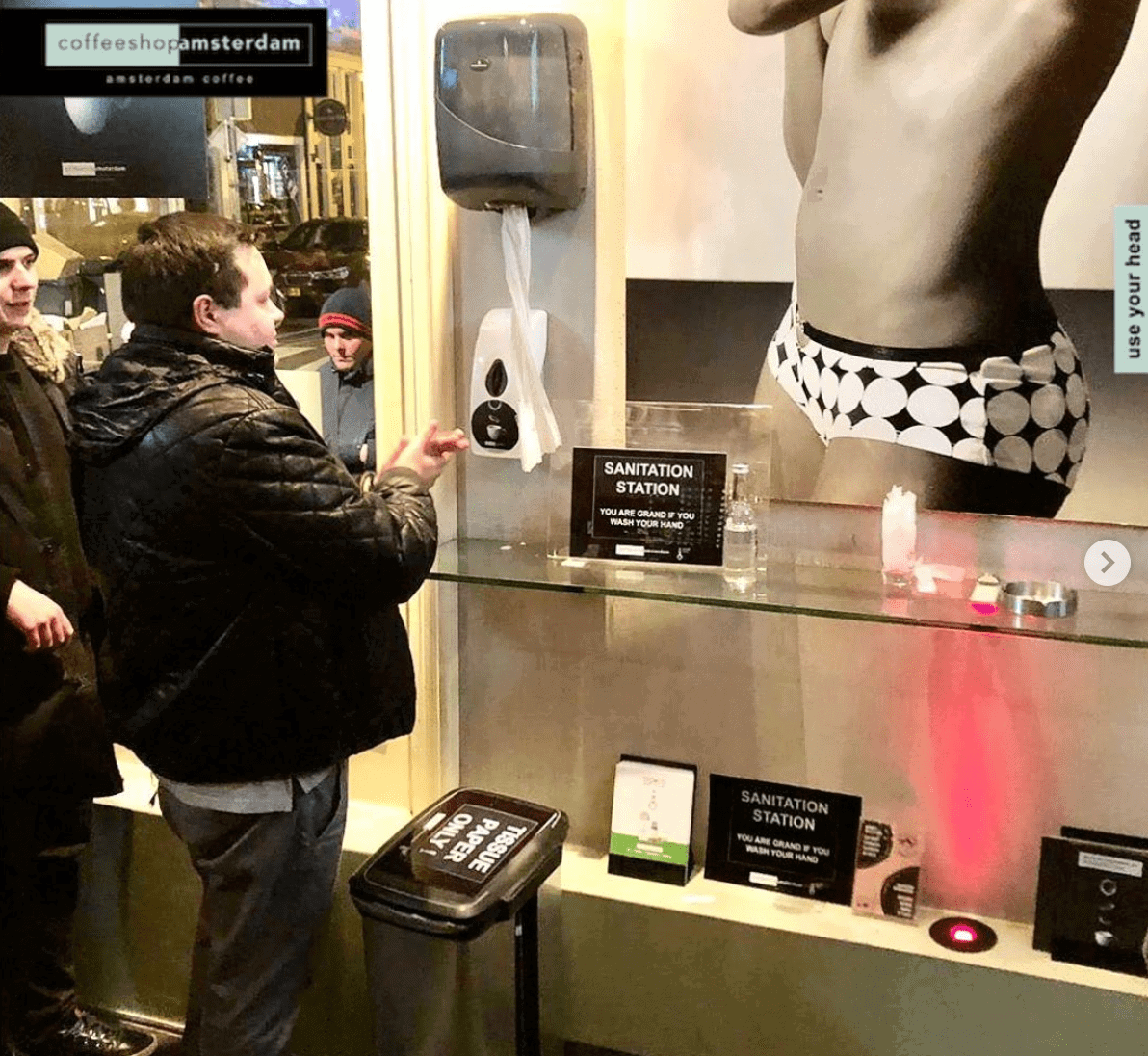 Today, Amsterdam's Grey Area Coffeeshop announced that it will be closed until further notice. Coffeeshop Centraal only allowed 5 people inside at at a time. Coffeeshop Amsterdam states, "we are open till shut down. Till then you can make use of our sanitation station! Get all you need. Stay healthy Clean and strong". 