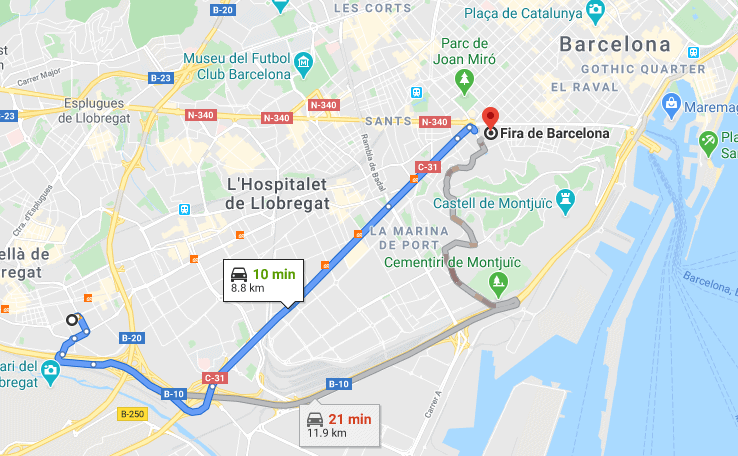Mobile World Congress was scheduled just 8.8km away from the site of Spannabis.