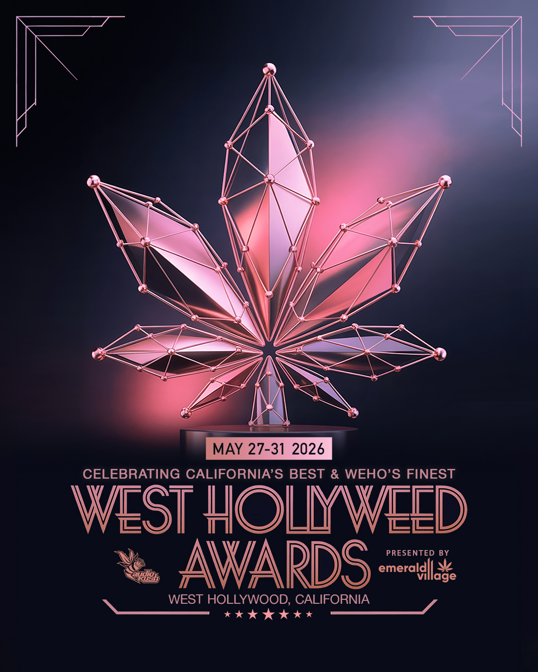 West Hollyweed Awards Initial Poster