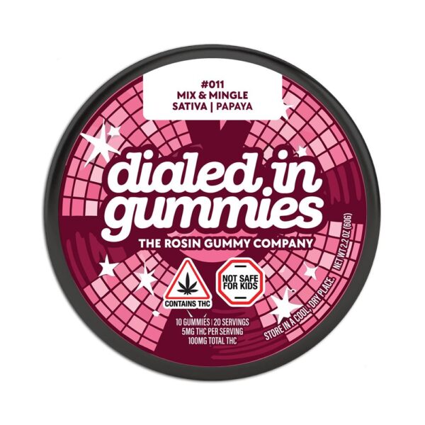 dialed in rosin gummies audiokush