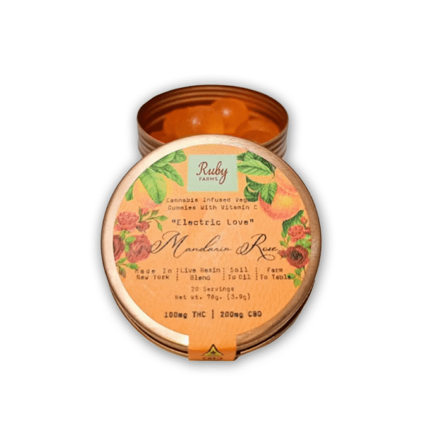 electric love vegan gummies ruby farms audiokush