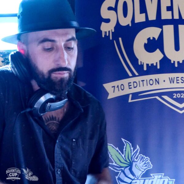 DJ Nikka T. performs at Solventless Cup
