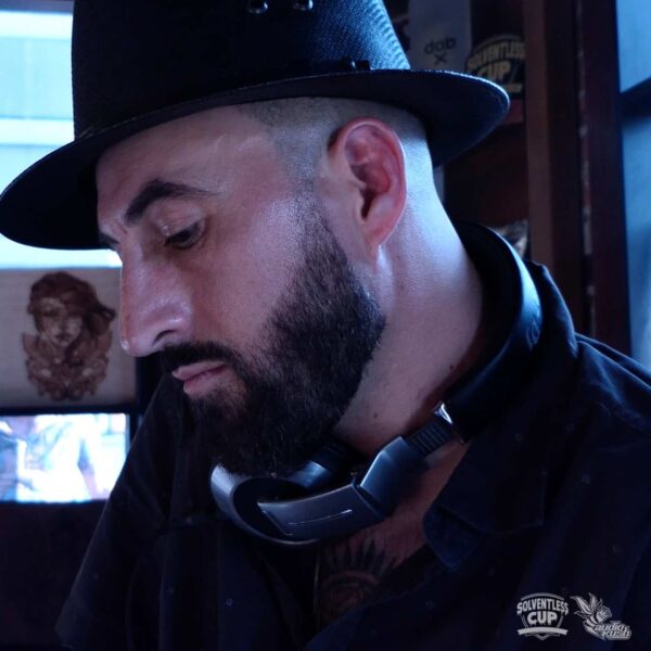 DJ Nikka T. at Solventless Cup awards